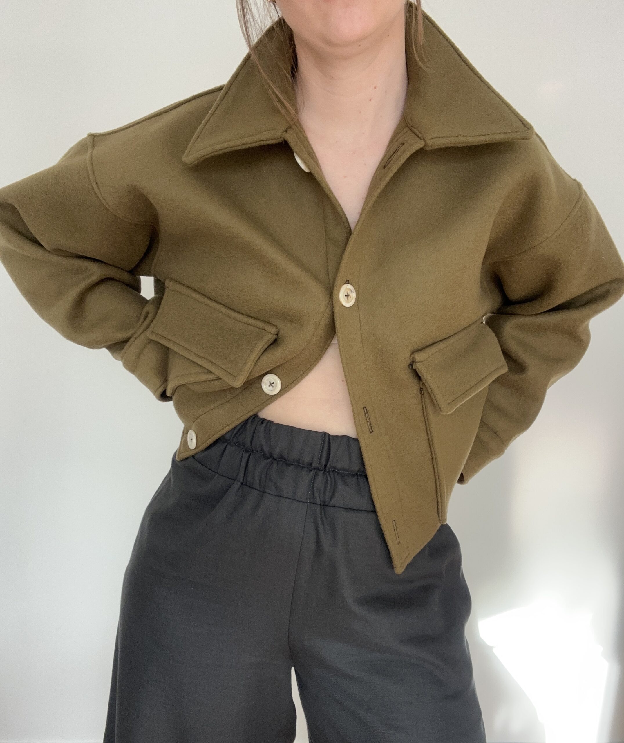 Veste upcyclée en série limitée – mode durable Gabrielle Baggio