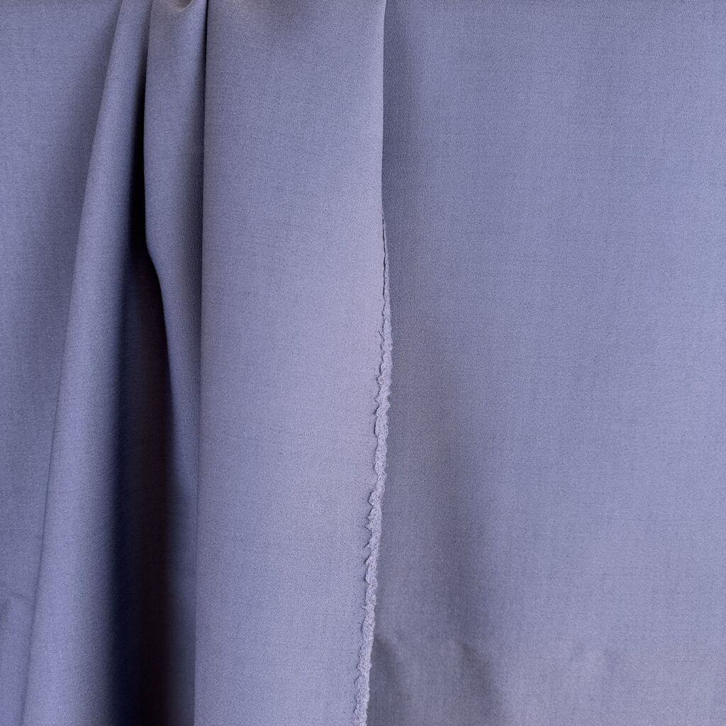 Tailleur double bleu*